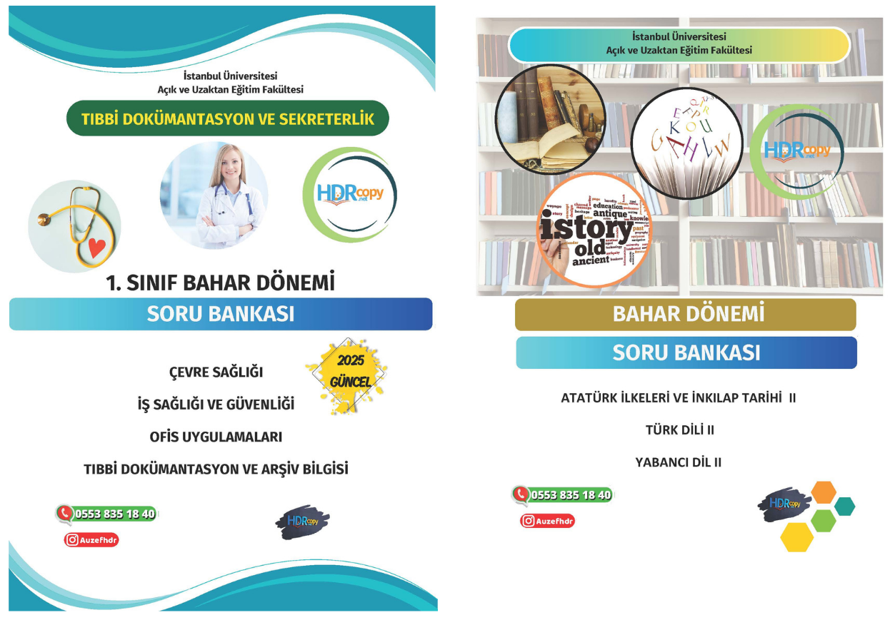 1.SINIF 7 DERS SORU BANKASI