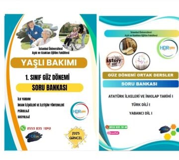 7 DERS SORU BANKSI (yaşlı bakımı)