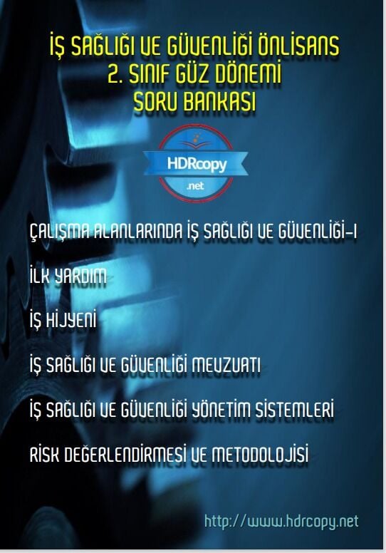 2.SINIF SORU BANKASI (İSG Önlisans)