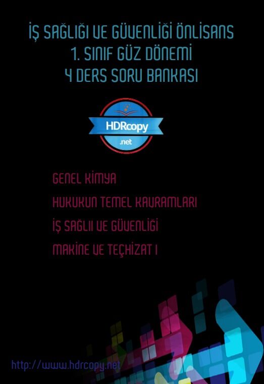 1.SINIF 4 DERS SORU BANKASI(İSG Önlisans)