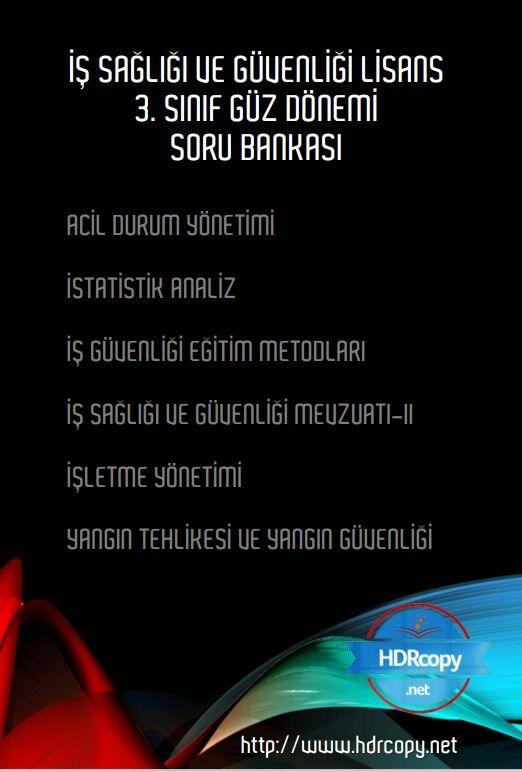 3.SINIF SORU BANKASI(İSG LİSANS)