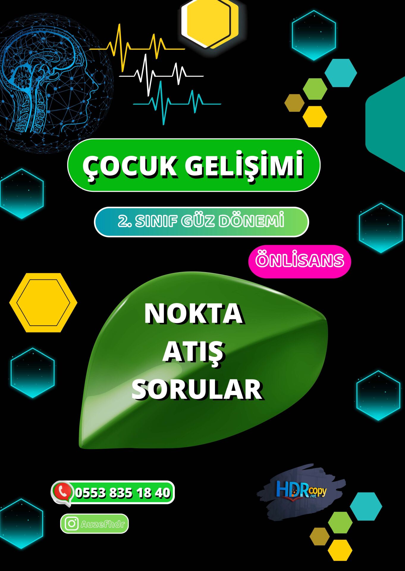 NOKTA ATİŞ SORULAR  (ÖNLİSANS 2. SINIF )
